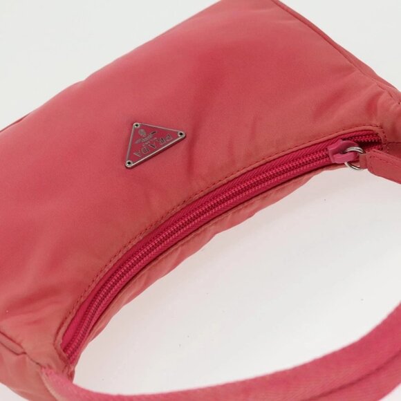 PRADA Accessory Pouch Nylon Pink Silver Auth - Picture 8 of 15